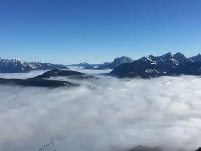 Blick vom Stein am Mandl in Richtung Gesäuse