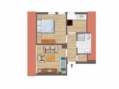 Ferienwohnung für 2 Personen (45 m²) in Baltrum 8/10