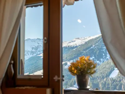 Aussicht vom Ferienhaus [Winter]