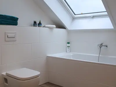 Badezimmer mit Wanne