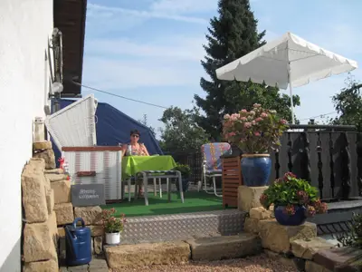 Sitzplatz "Blaue Ecke"