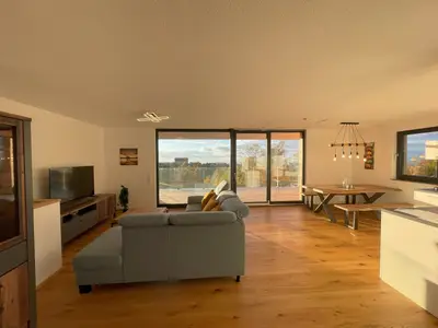 Wohn- und Essbereich mit fantastischer Aussicht