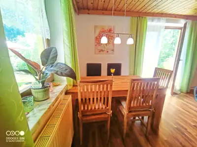 Essbereich in der Ferienwohnung Noah