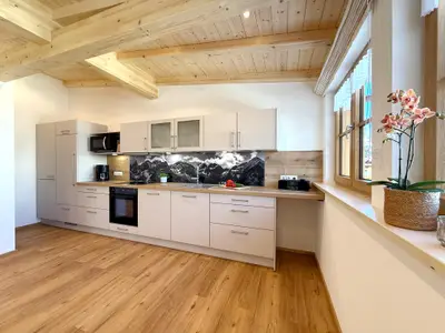 Küchenbereich Fewo Alpenrose