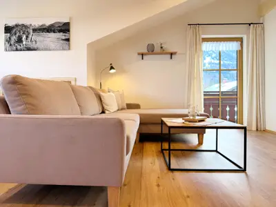 Wohnbereich Fewo Alpenrose