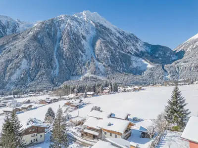 Aussicht vom Ferienhaus [Winter]