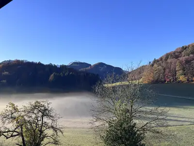 Ausblick Ferienwohnung Hoisenlehen