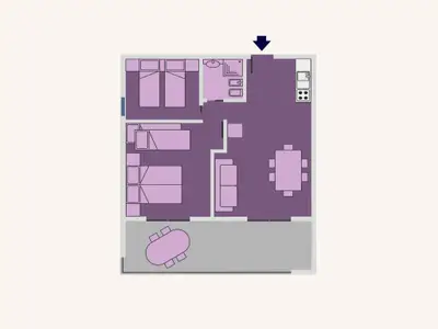 Ferienwohnung für 6 Personen (65 m²) in Bibione 8/10