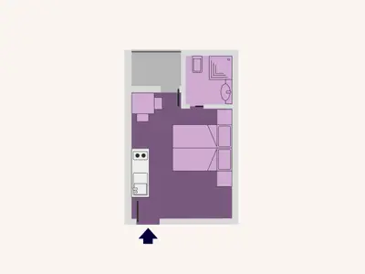 Ferienwohnung für 2 Personen (20 m²) in Bibione 4/10