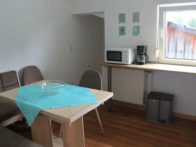 Esstisch in der Ferienwohnung Obelix in Haltern am See