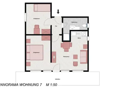Ferienwohnung für 3 Personen (45 m²) in Baltrum 8/9