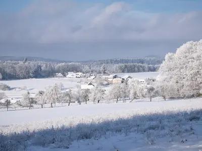 Am Limespfad-Winter in Hesselbach