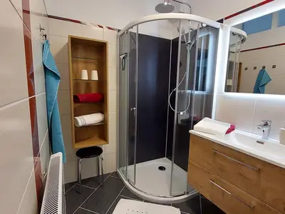 Badezimmer Ferienwohnung Panoramablick