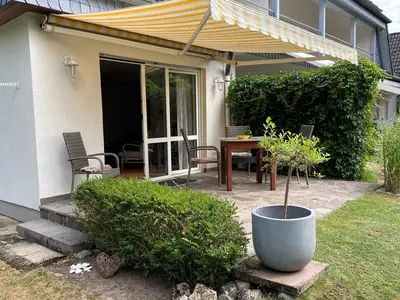 Ferienwohnung Orts-Idyll, Terrasse