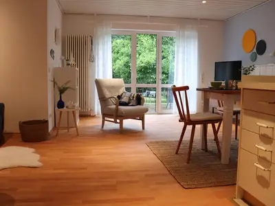 Ferienwohnung Orts-Idyll, Blick in den Essbereich