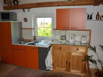 Voll ausgestattete Küchenzeile