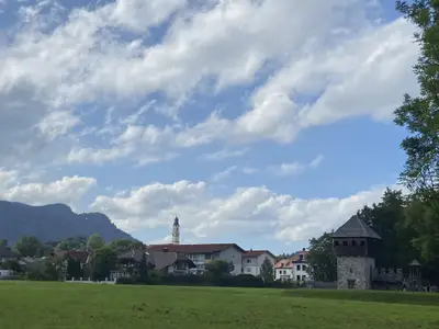 Blick vom Ritter-Spielplatz nach Pfronten-Berg