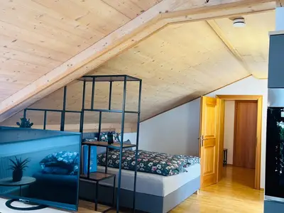 Blick auf Schlafbereich