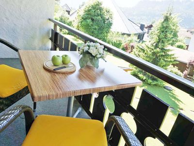 Ferienwohnung Lichtnelke - Balkon