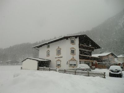 Haus Bergblick - verschneit in Walchsee