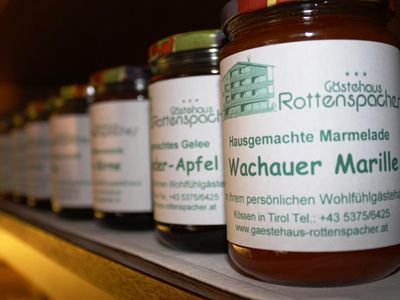 Gästehaus Rottenspacher Hausgemachte Marmeladen