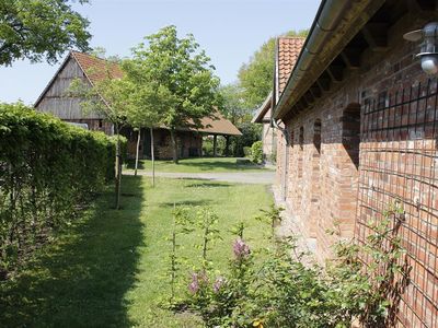 Blick von der kleinen Fewo in den Hofraum