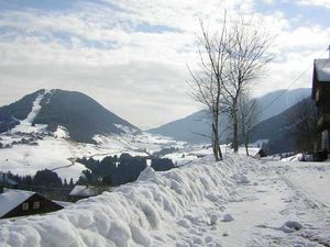 Blick auf das Dorf Kartitsch