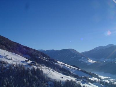 Winterlandschaft blich richtung Lesachtal 