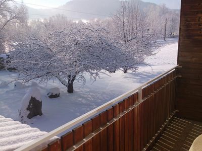 Winter Balkon