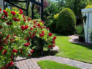 Genießen Sie die Nordseeluft &amp; das Grün im Garten