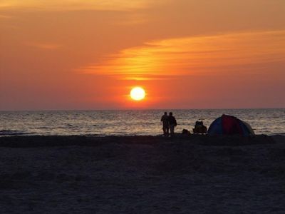 Sonnenuntergang genießen