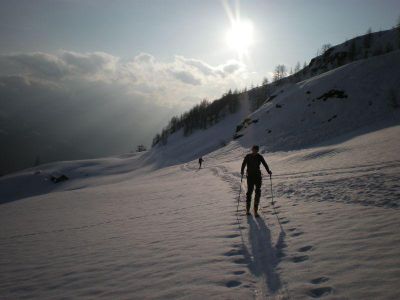 Aufstieg zum Hochgrubenkogel