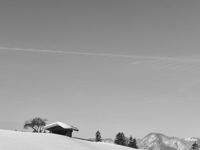 Heustadl im Winter