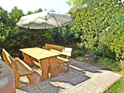 Unsere idyllische Grillterrasse