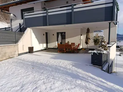 Terrasse im Winter