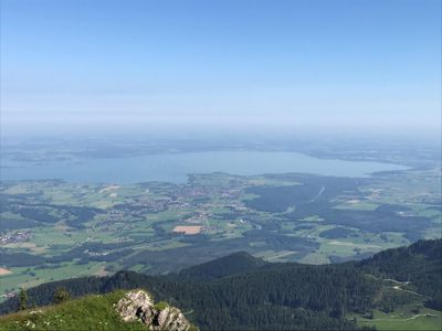 Chiemsee vom Hochgerngipfel aufgenommen