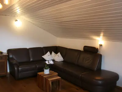 FeWo Heuboden Wohnzimmer