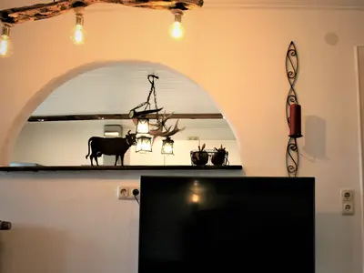 FeWo Heuboden Wohnzimmer