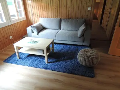 Wohnzimmer mit gemütlichem Sofa