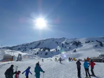 Ski fahren am Arlberg
