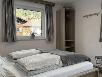 Schlafzimmer Ferienwohnung Muttekopf