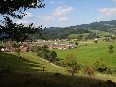 Blick auf Stegen im Dreisamtal