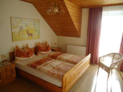 Schlafzimmer mit Balkon