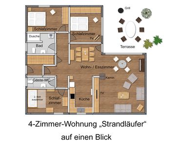 Ferienwohnung für 6 Personen (105 m²) in Stein (Probstei) 10/10