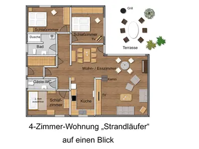 Ferienwohnung für 6 Personen (105 m²) in Stein (Probstei) 9/10