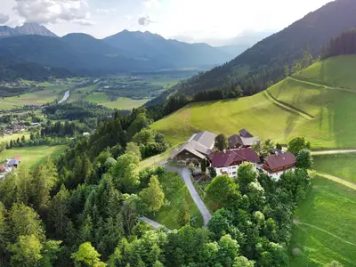 Luftbild Waldpension Ranner 2023