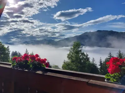 Blick vom Balkon