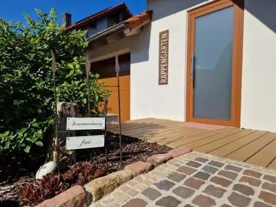 Barrierefreier Eingang zur Ferienwohnung