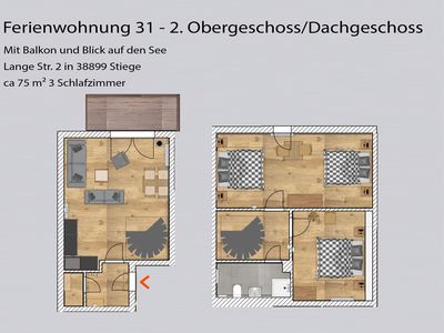 Ferienwohnung für 6 Personen (75 m²) in Stiege 5/10