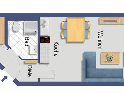 Ferienwohnung für 4 Personen (46 m²) in Stolpe auf Usedom 8/10